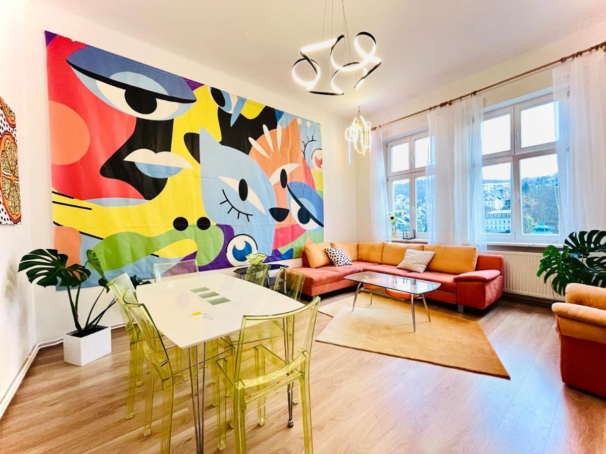 Sunny City - Apartment In Spa Zone With Private Garage Karlovy Vary Bagian luar foto